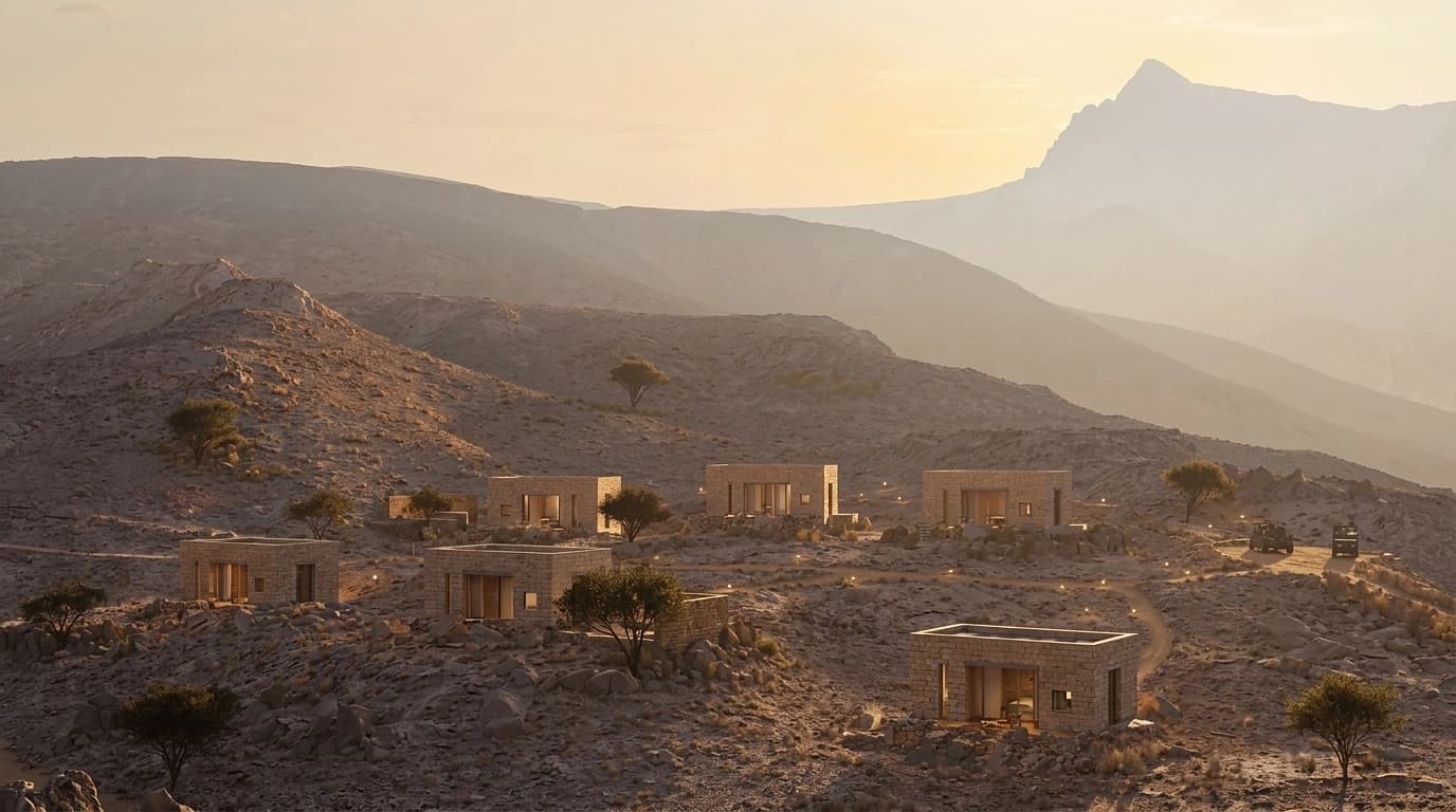 Hướng dẫn mở SAIJ Mountain Lodge trên Jebel Jais: nghỉ dưỡng núi sang trọng sắp khai trương