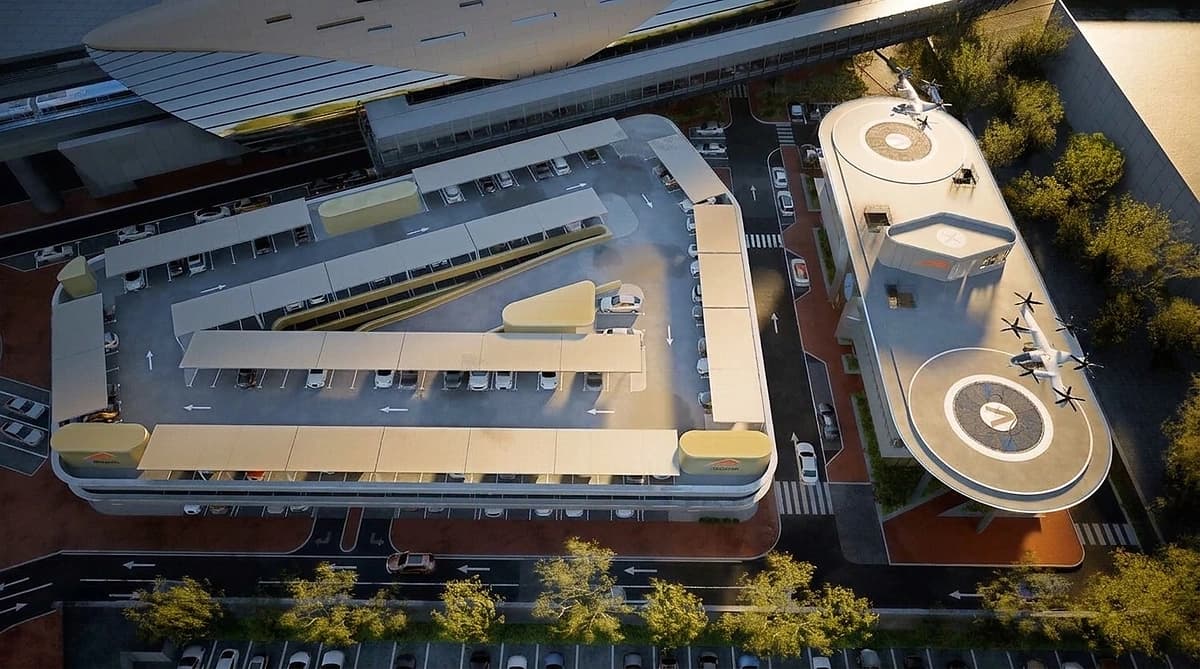 Air Taxi Station Dubai: what it is and where it sits