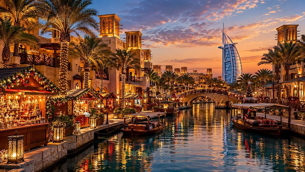 Madinat Jumeirah Christmas market: festive guide and what to expect