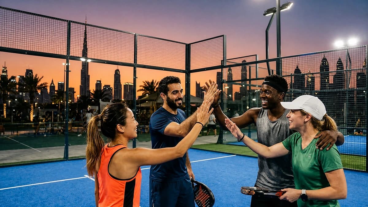 Community events in Dubai: run clubs, padel, wellness