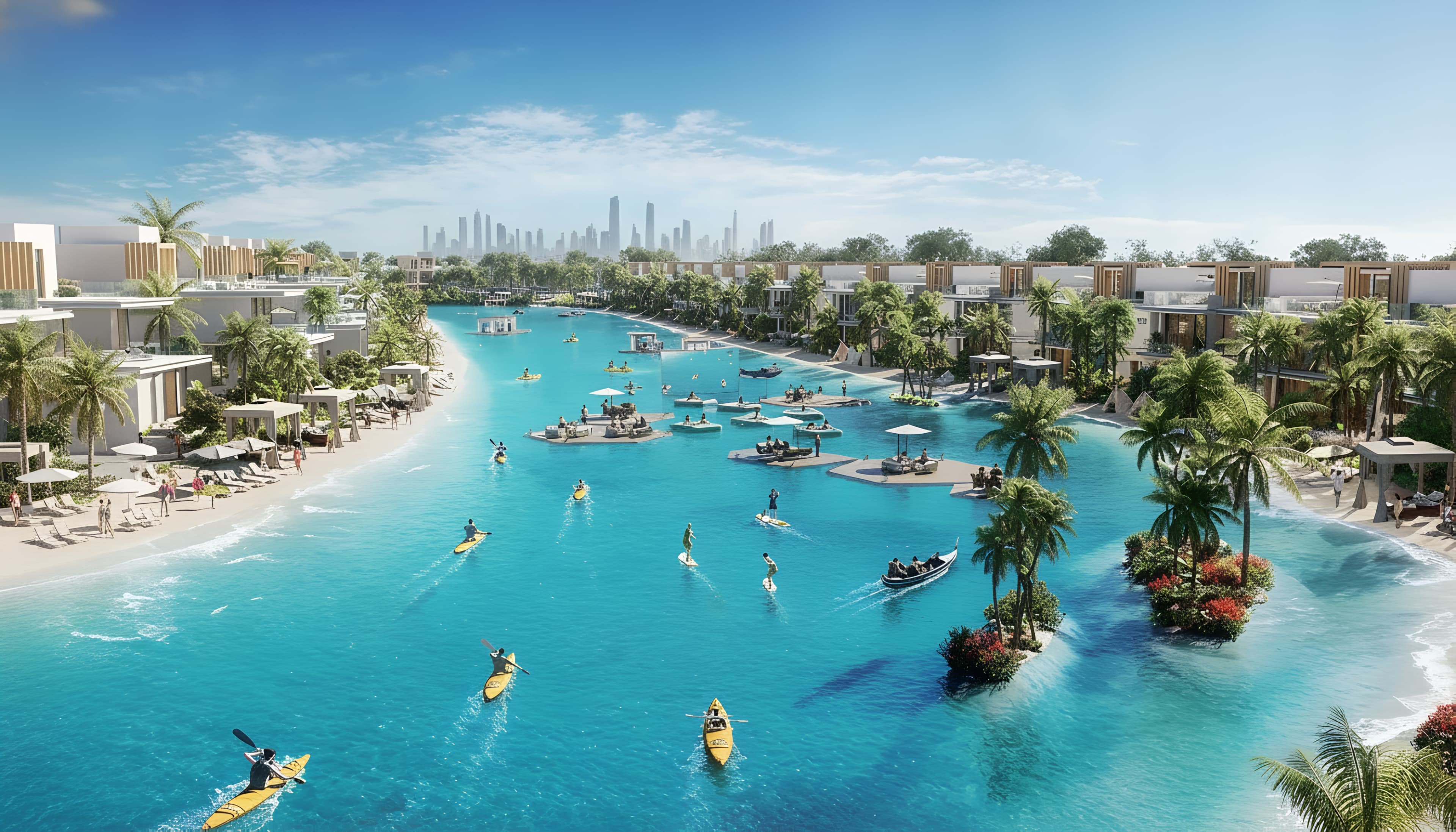 Damac Island community in Dubai — properties for sale & rent