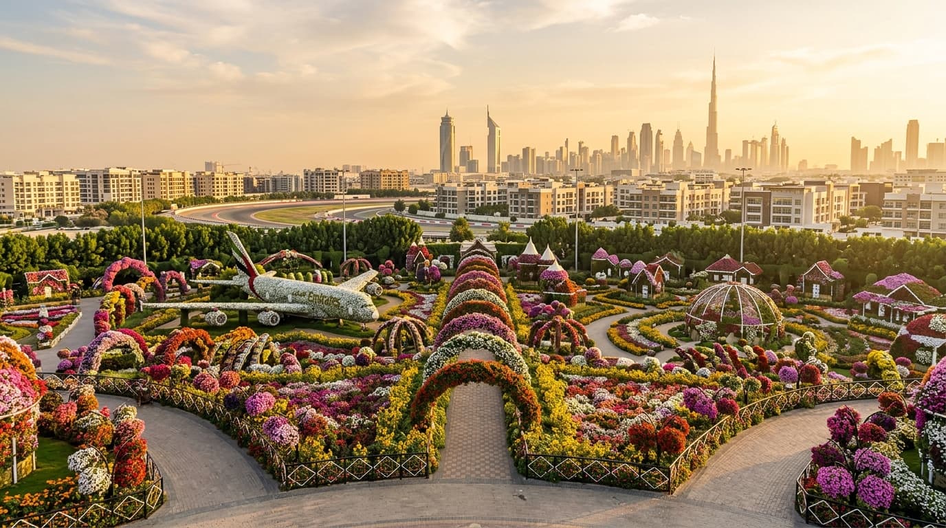 Dubai Miracle Garden Guide 2026: Tickets, Timings, Attractions and Smart Visitor Tips — Binayah Dubai property guide