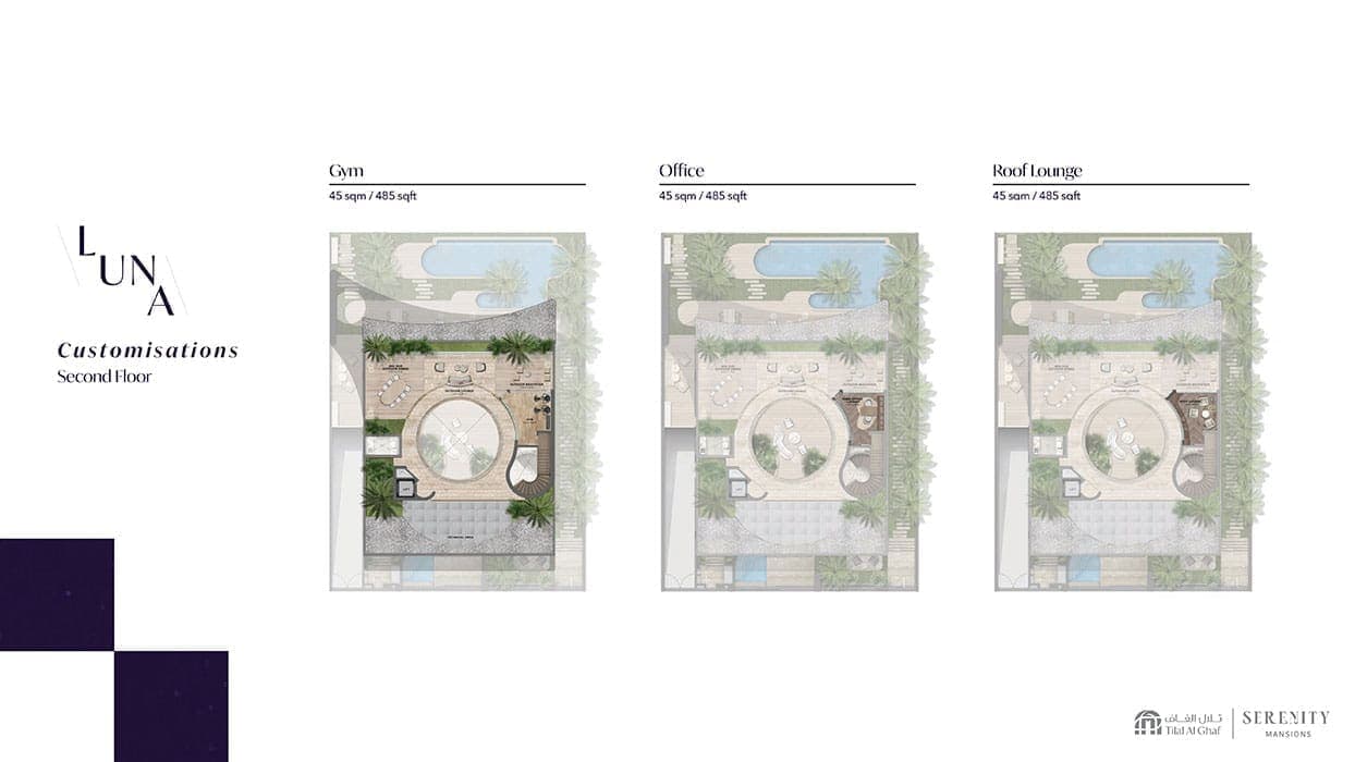 Serenity Mansions 2nd Floor Plans