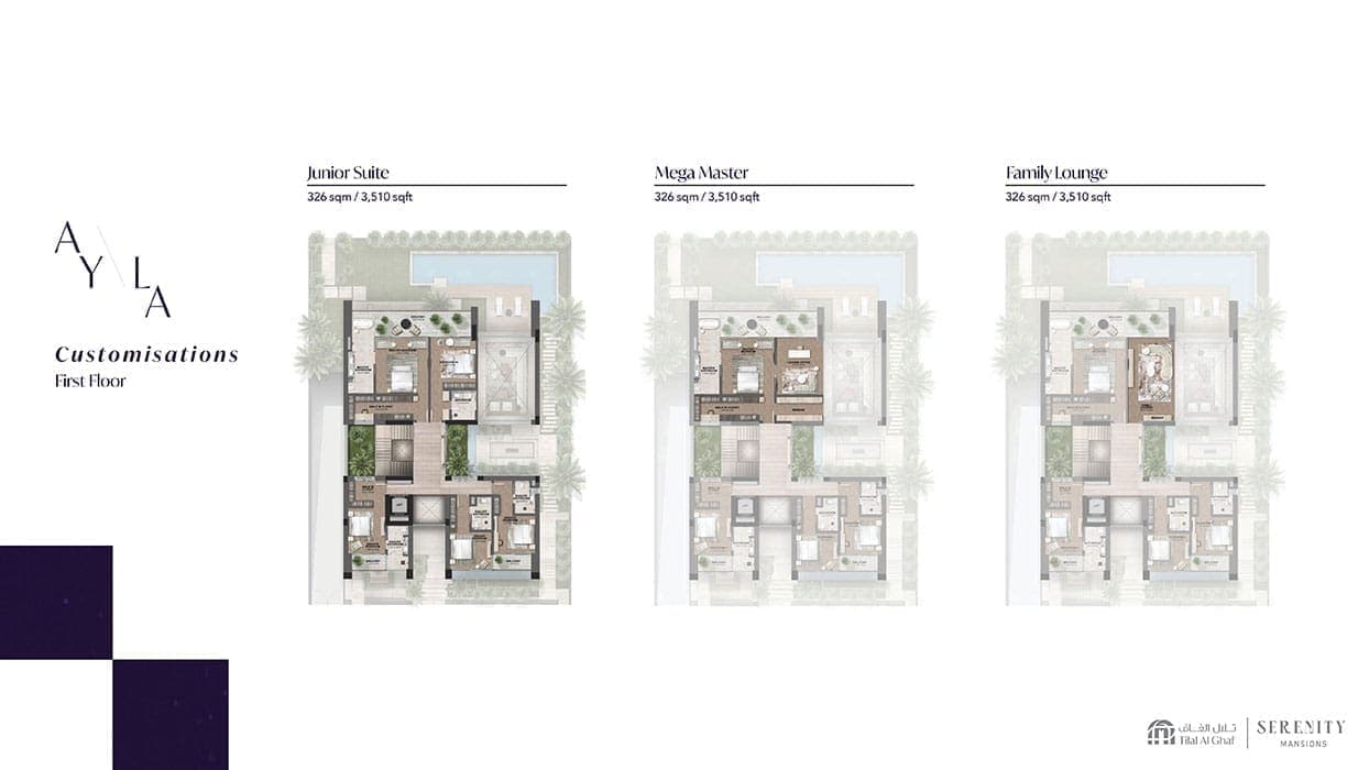 Serenity Mansions 1st Floor Plans - 1
