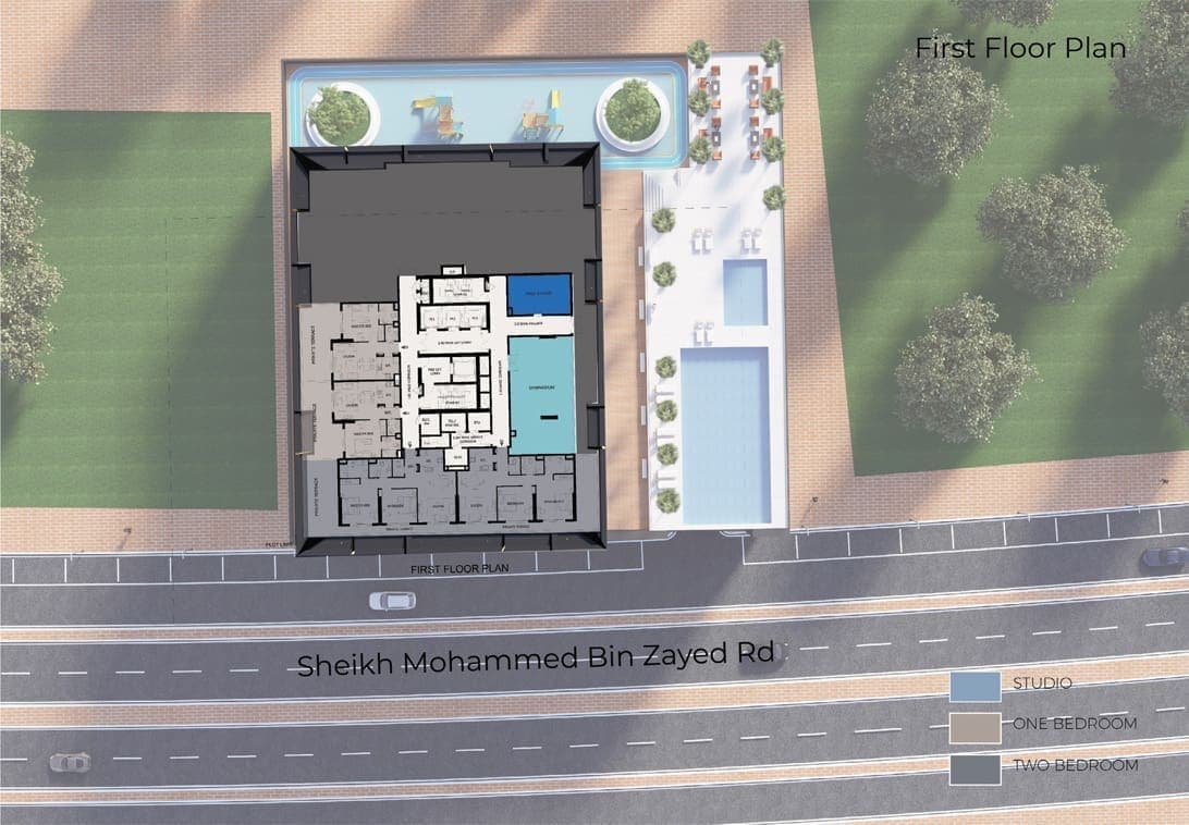 Altai Tower 26th Floor Plan