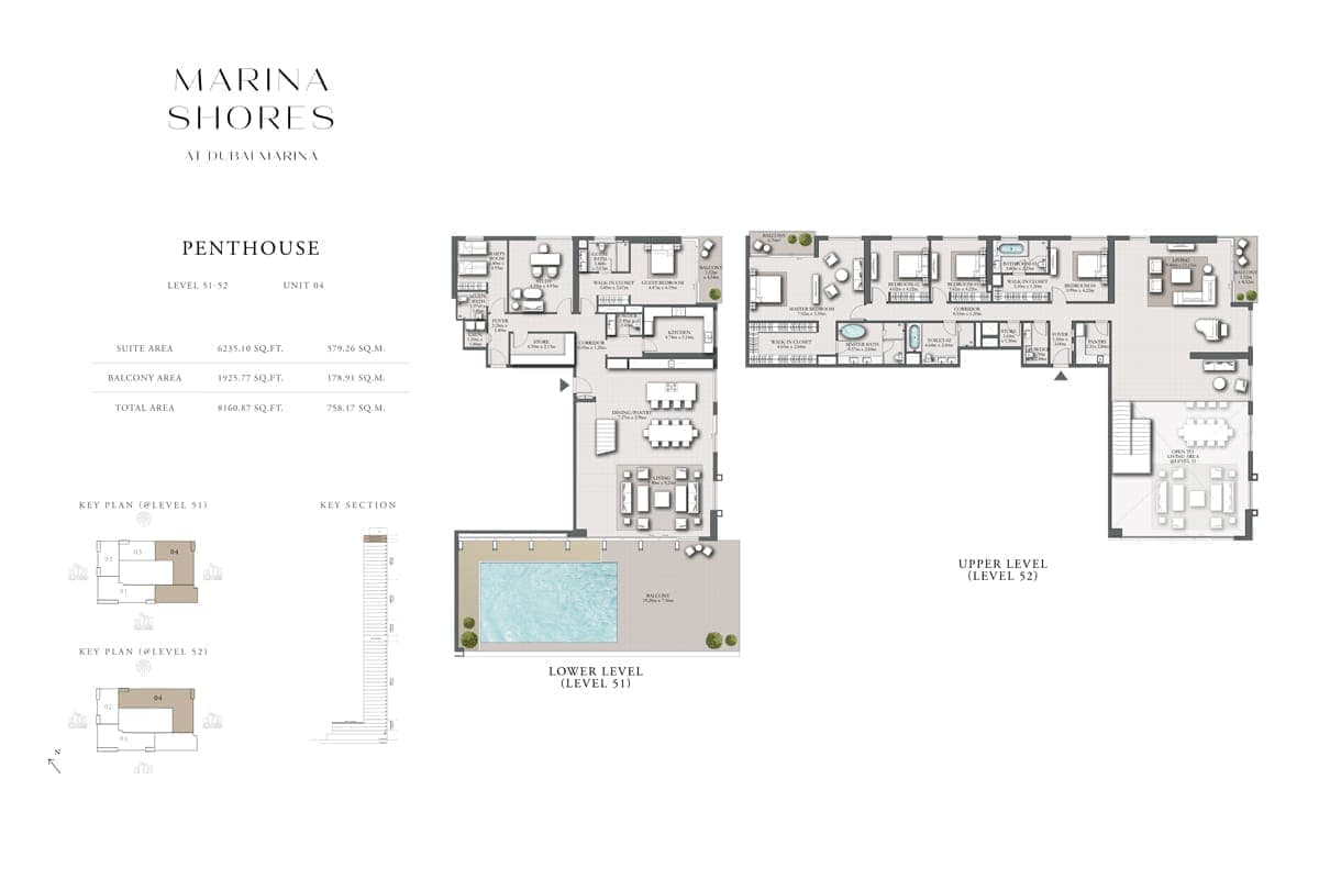 Marina Shores Penthouse Floor Plan