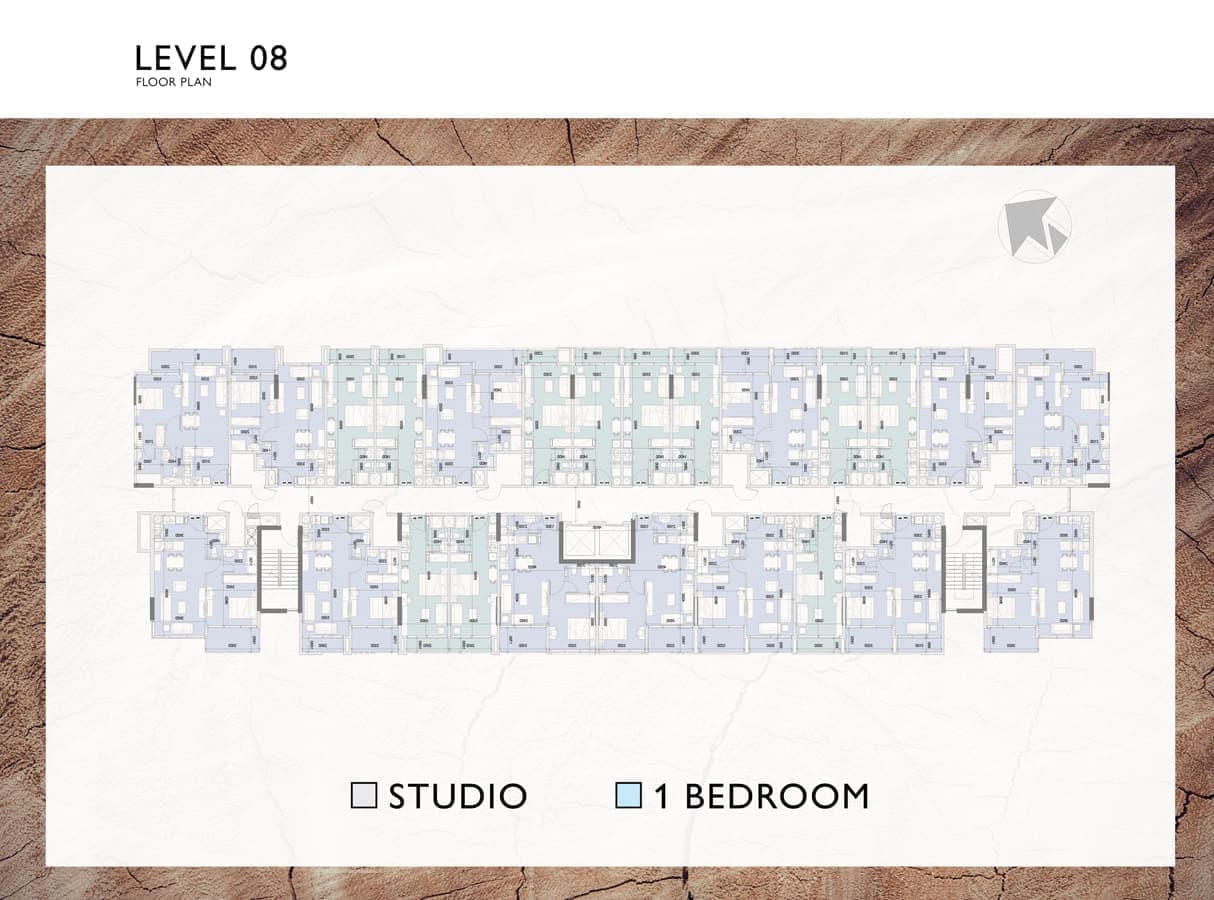 Verdana Residence 2 - 8th Floor Plans