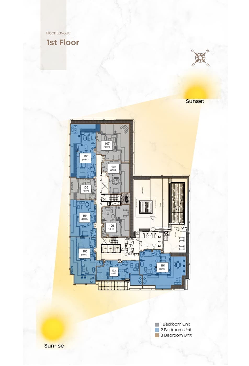 Avenue Residence 5 - 1st Floor Plan