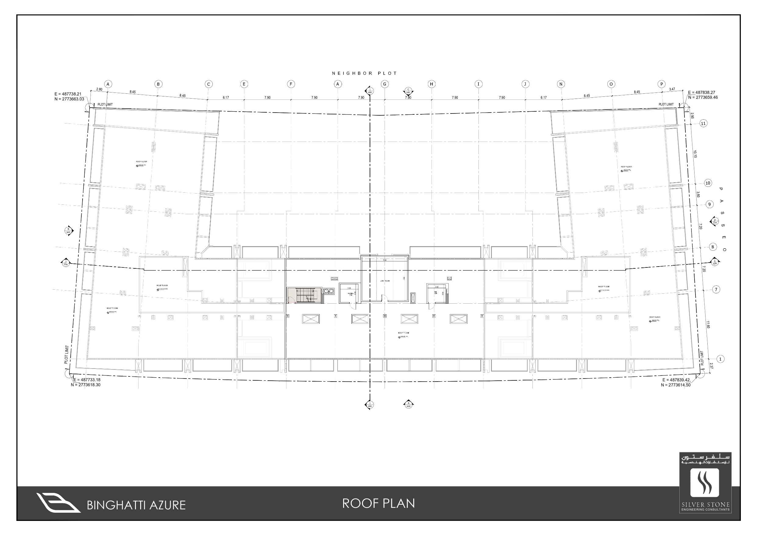 Binghatti Azure Roof Floor Plan