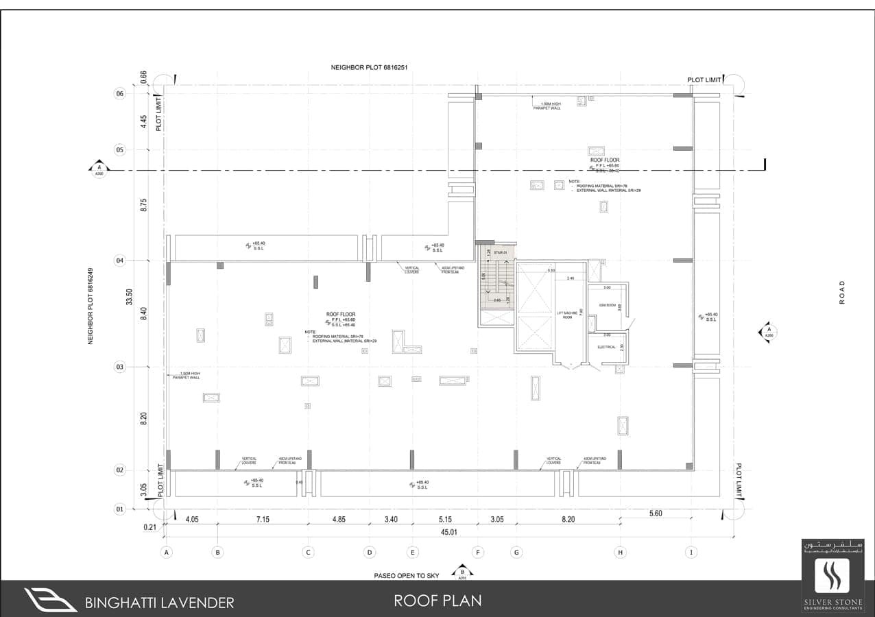 Binghatti Lavender Roof Floor Plan