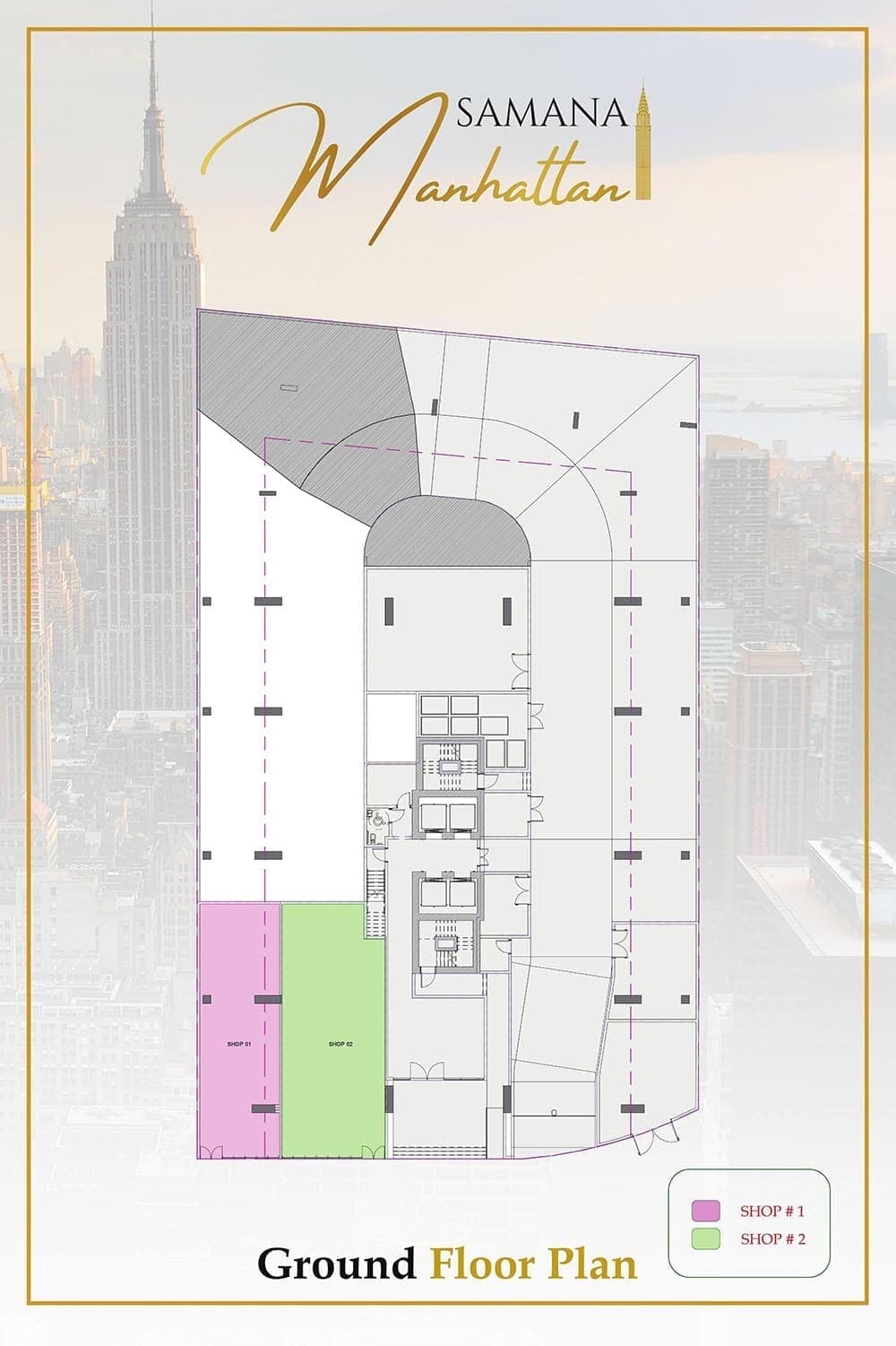 Samana Manhattan Ground Floor Plan