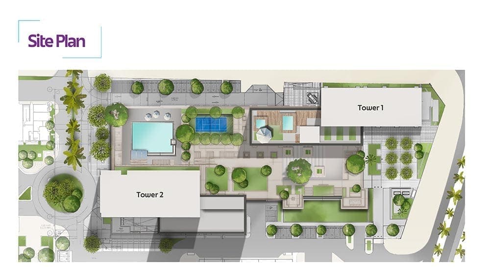 Socio Towers Site Plan
