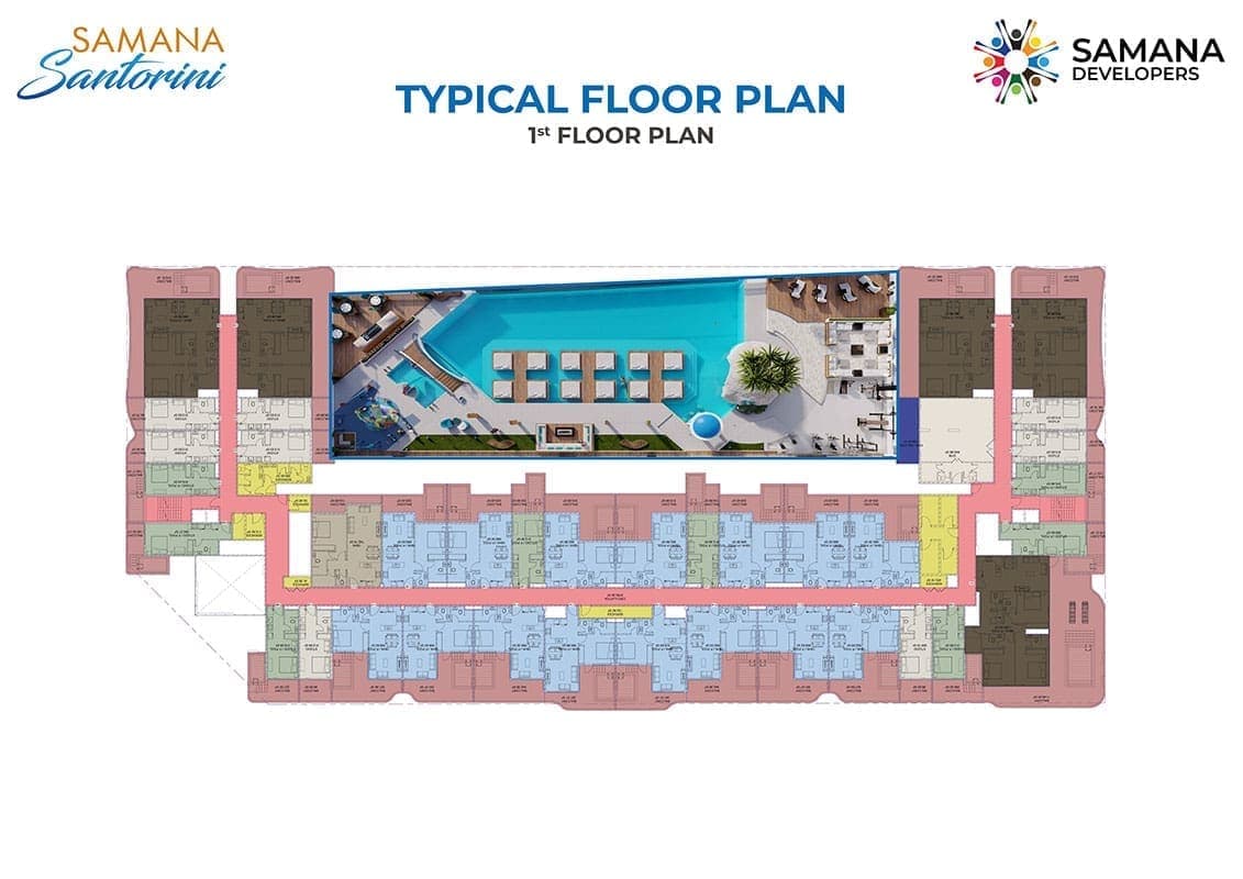 Samana Santorini 1st Floor Plan