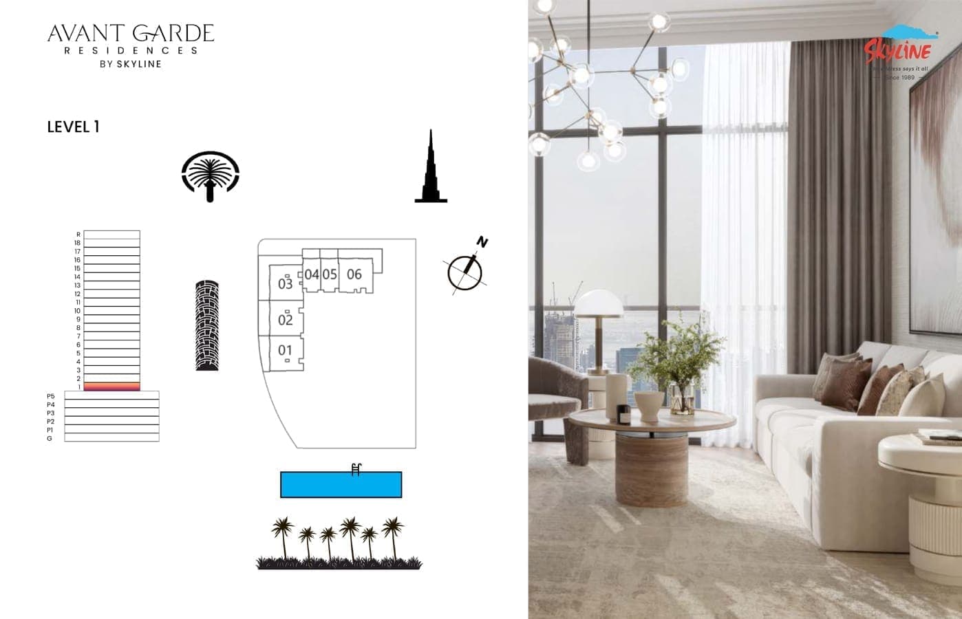 Avant Garde Residences Level 1 Floor Plan