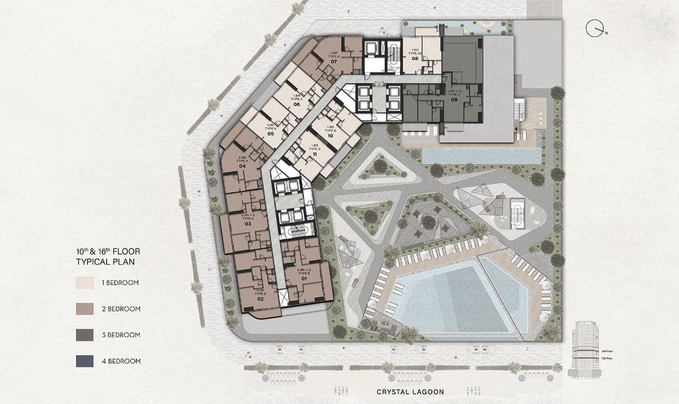 Claydon House 10 & 16 Floor Plan