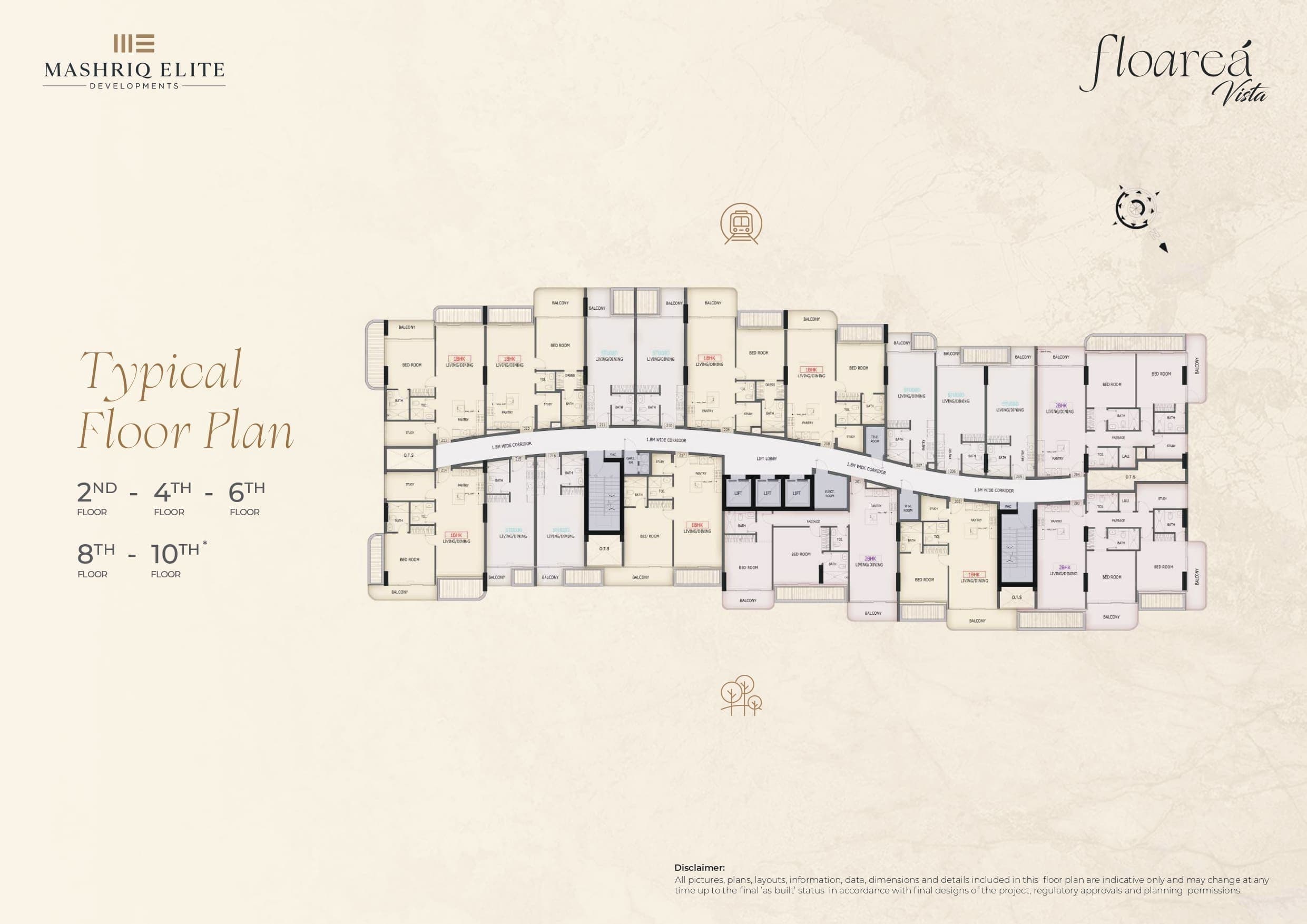 Floarea Vista 2, 4, 6, 8 & 10 Floor Plan