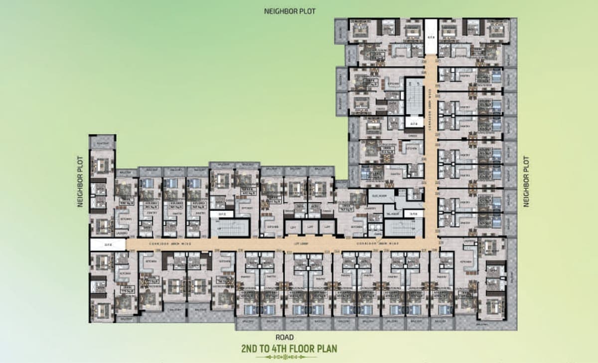 Samana Greens 02 to 04 Floor Plan