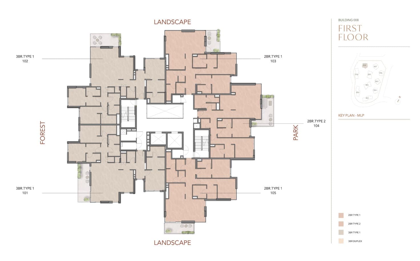 Cilia At Ghaf Woods First Floor Plan