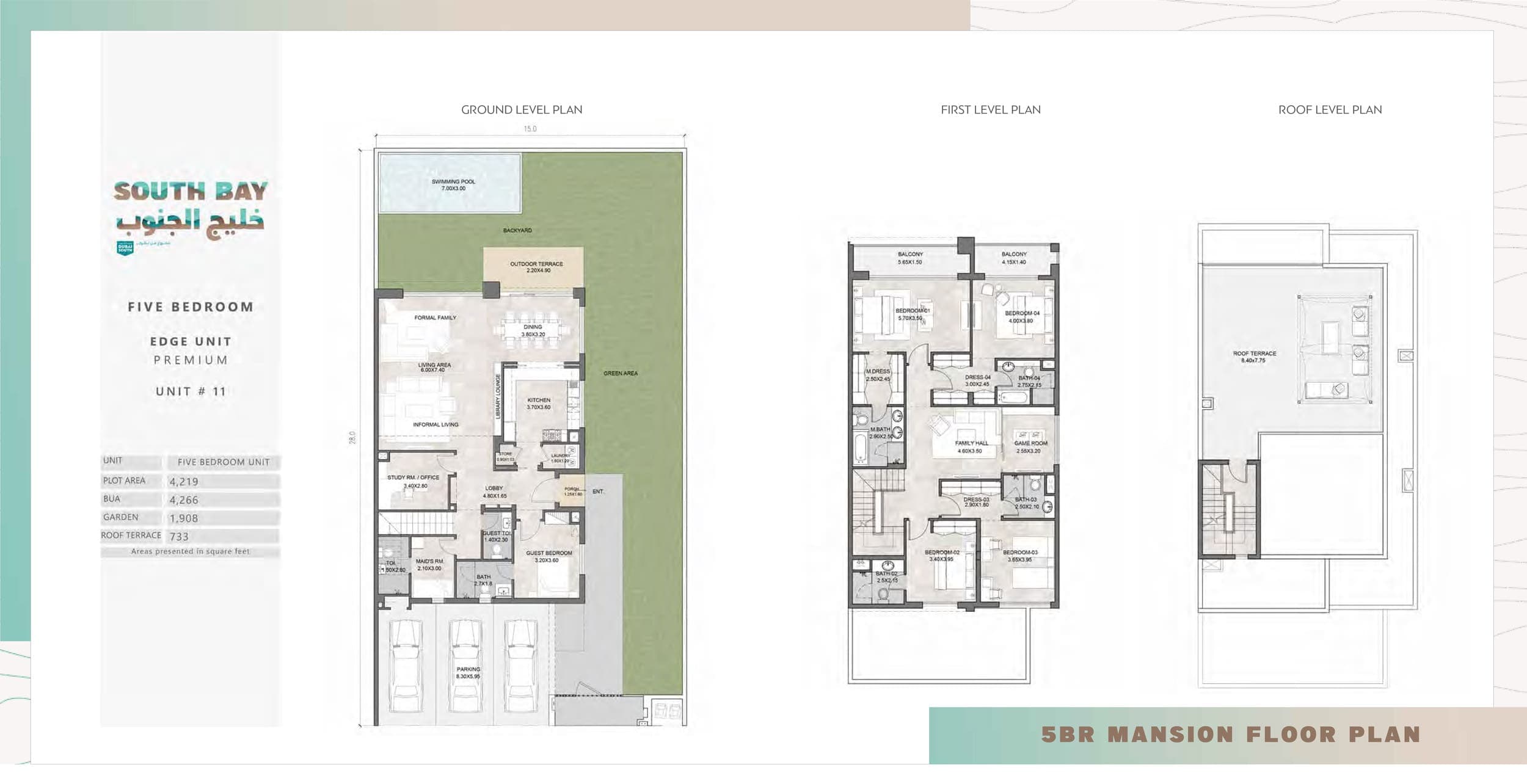 South Bay Premium 5 Bedroom Edge Unit 11 Floor Plan