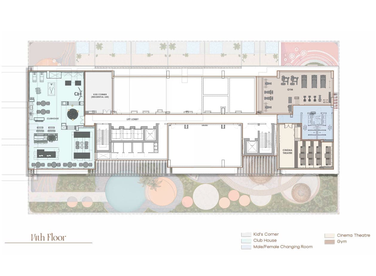Legado Residence 14th Floor Plan