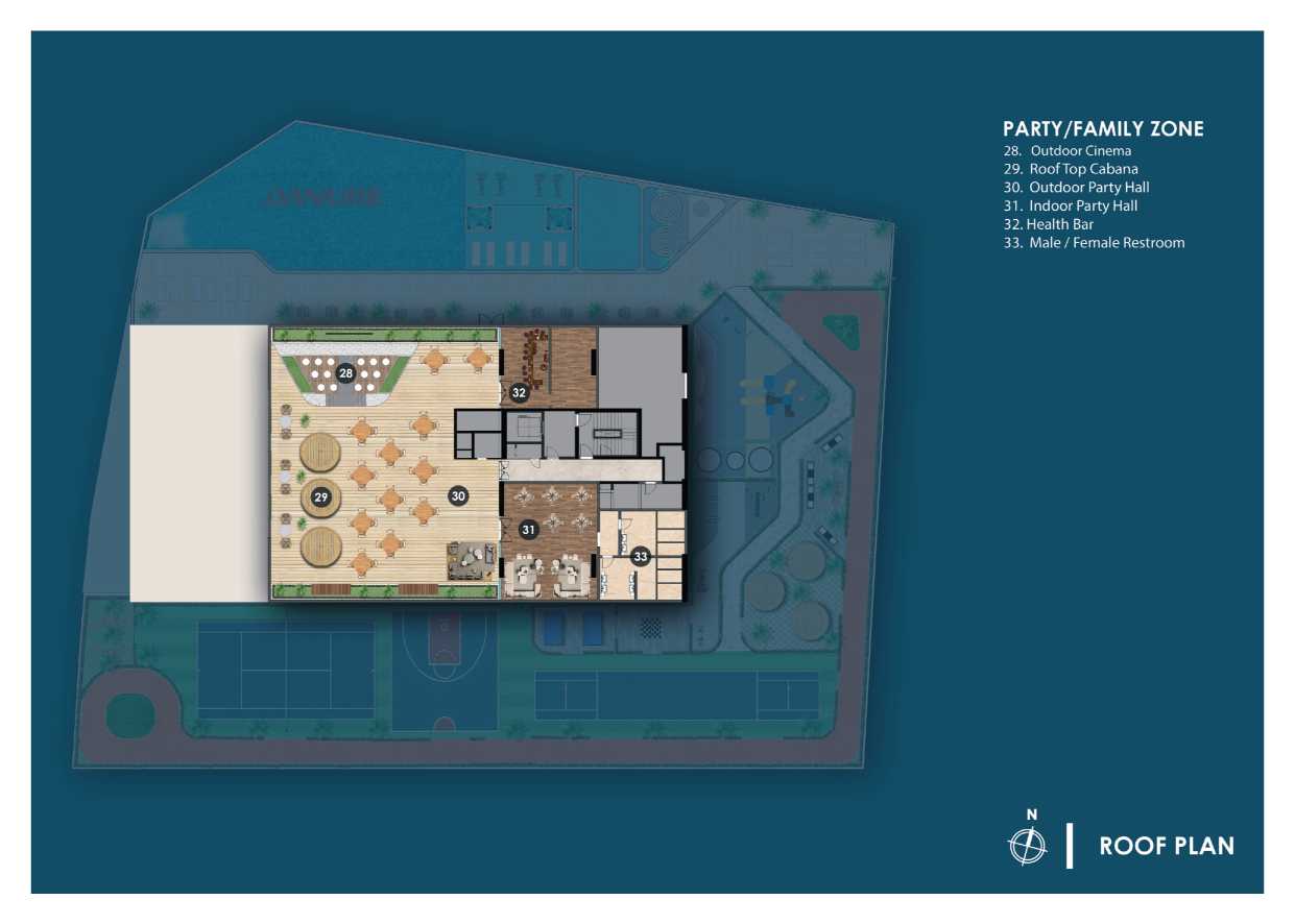 OASIZ Roof Floor Plan