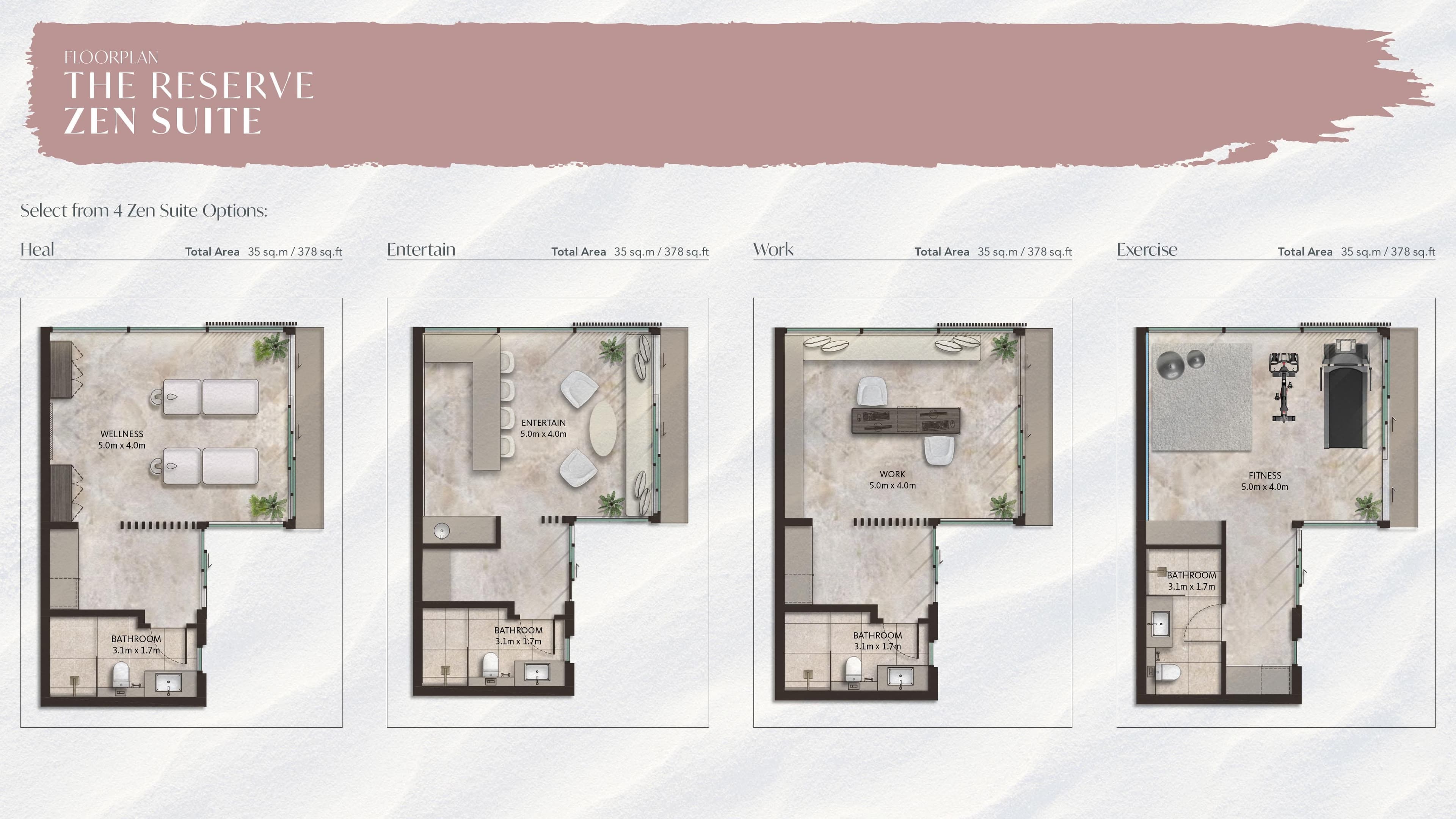 Alaya Beach The Reserve Zen Suite Floor Plan