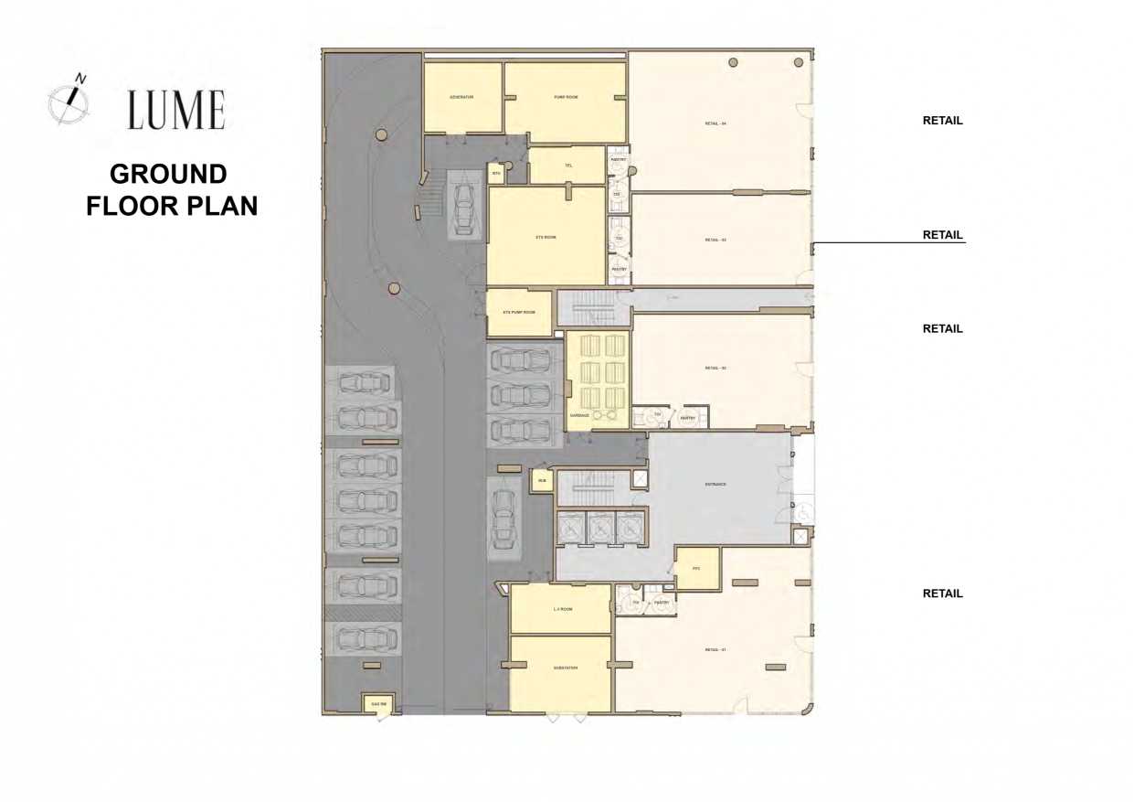 Lume Residence Ground Floor Plan