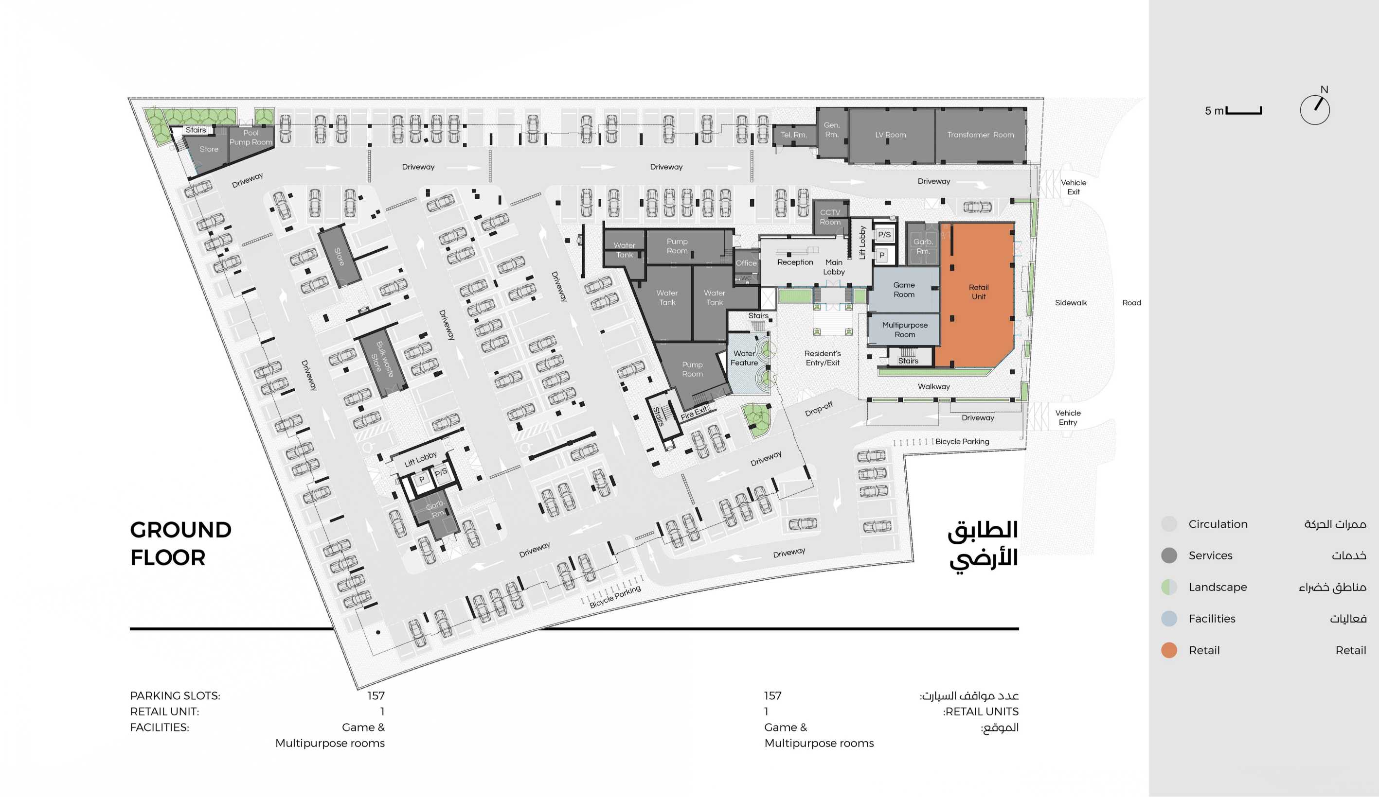 Q Gardens Boutique Residences Ground Floor Plan