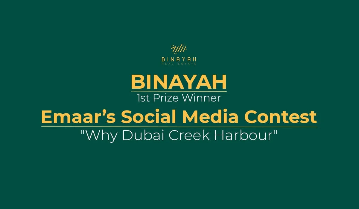 1st Prize Won By Binayah: Emaar’s Social Media Contest