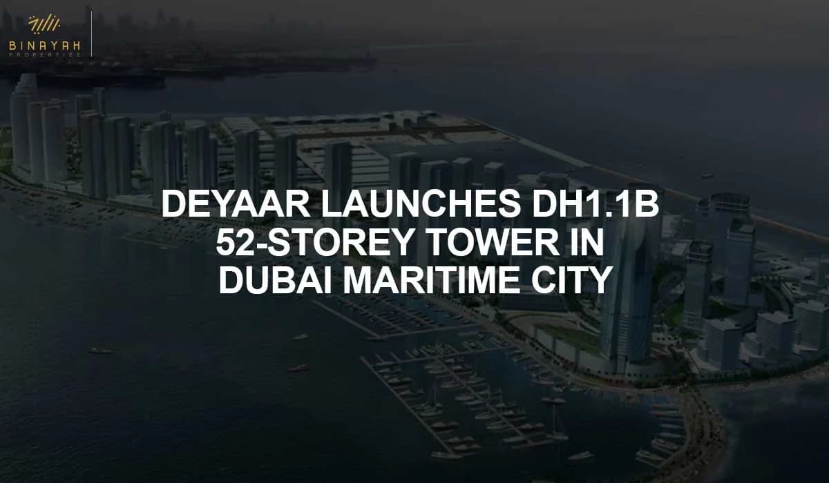 Deyaar Launches Dh1.1b 52-Storey Tower In Dubai Maritime City