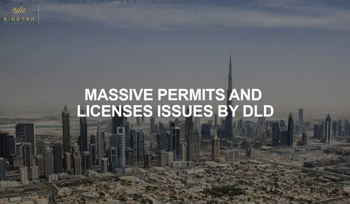 Massive Permits and licenses were Issued by DLD