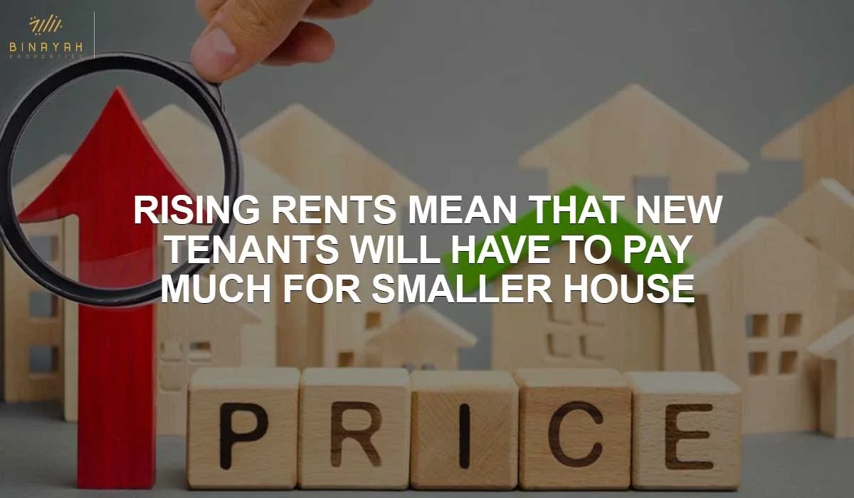 Rising Rents Mean That New Tenants Will Have To Pay Much for Smaller Houses