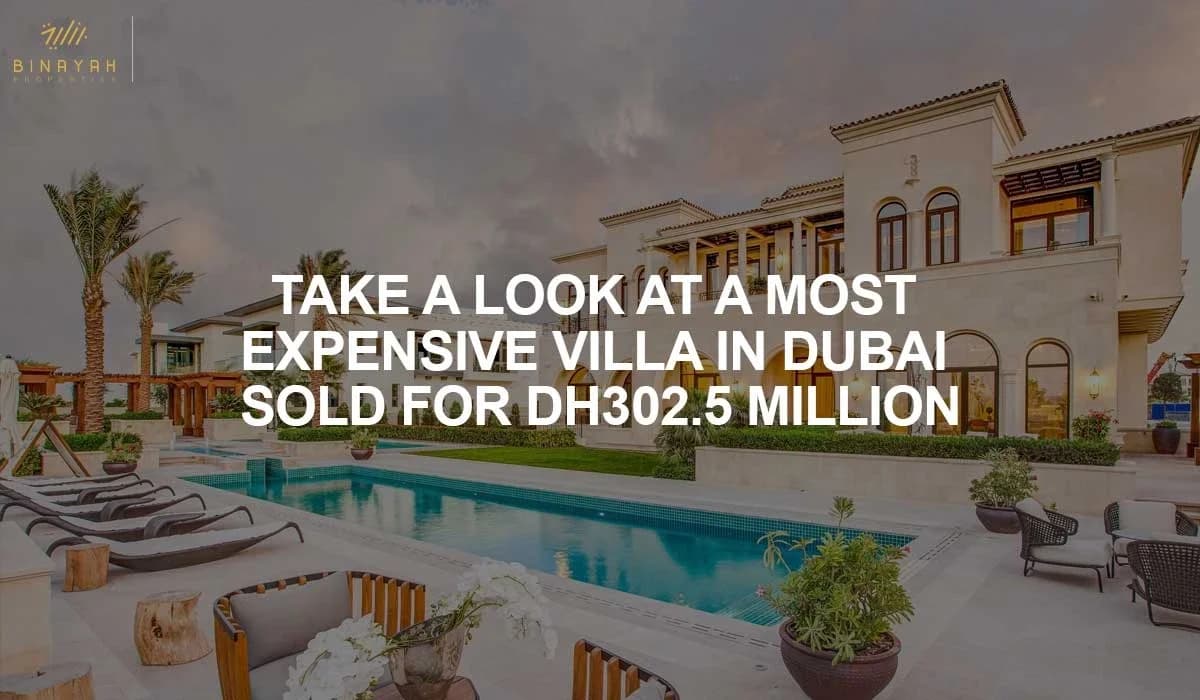Take a Look at a Most Expensive Villa In Dubai Sold For Dh302.5 Million