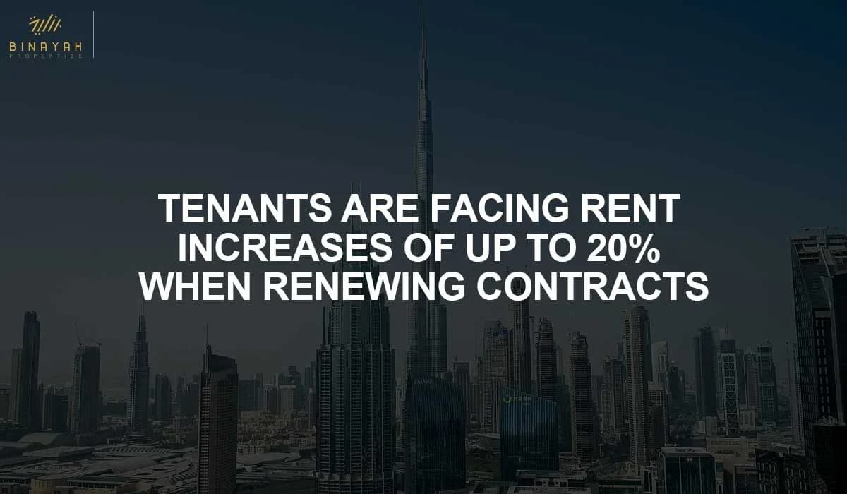 Tenants Are Facing Rent Increases Of Up To 20% When Renewing Contracts