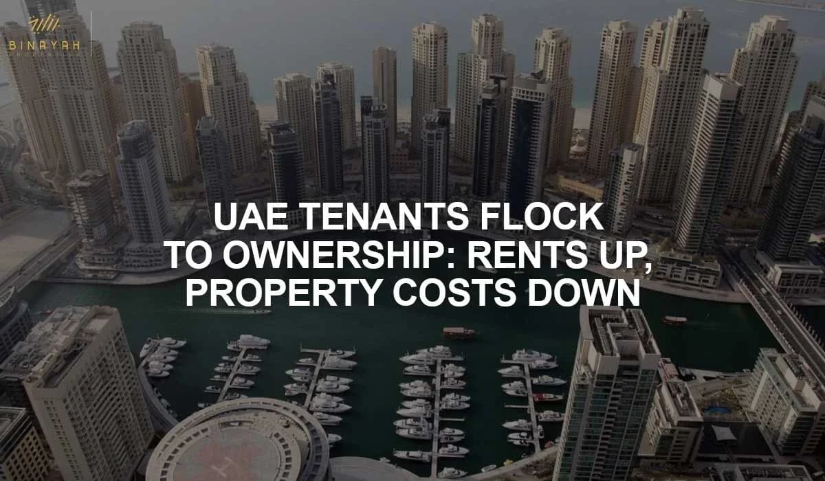 UAE Tenants Flock to Ownership: Rents Up, Property Costs Down
