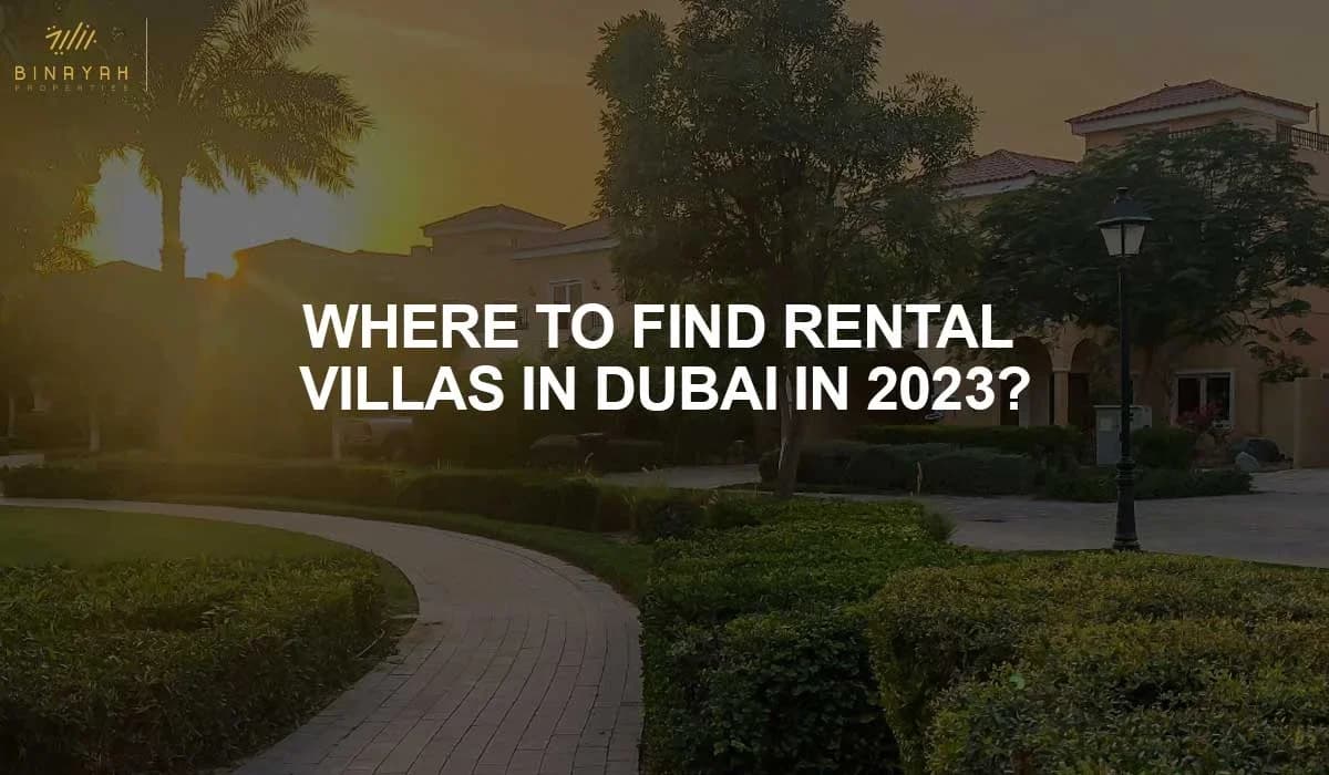 Where to Find Rental Villas in Dubai in 2023?