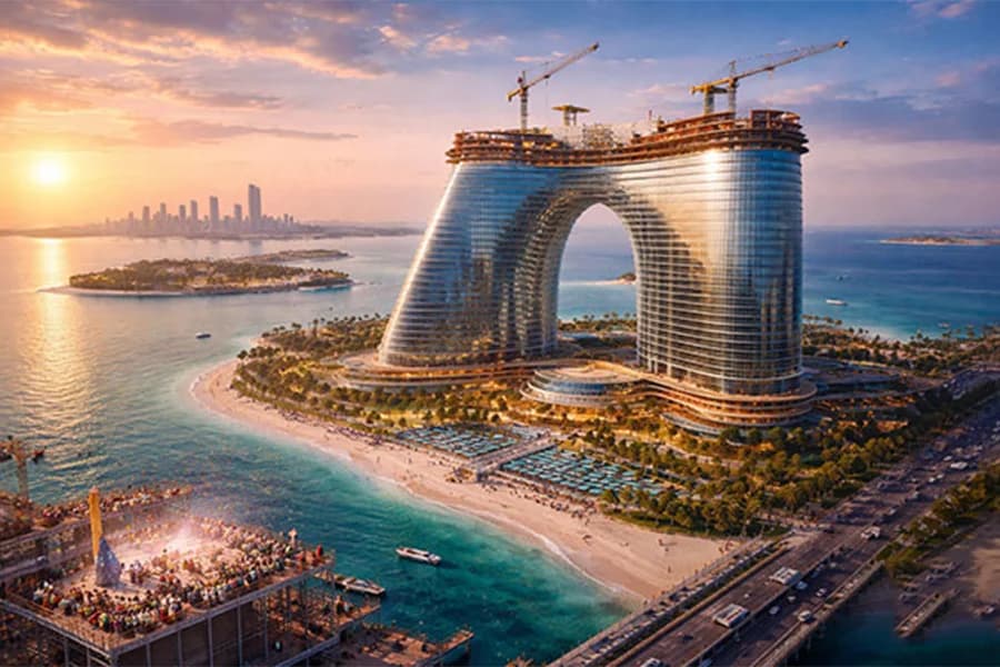 Wynn Al Marjan Island Tower Tops Out in Ras Al Khaimah, Marks Major Step Toward 2027 Opening