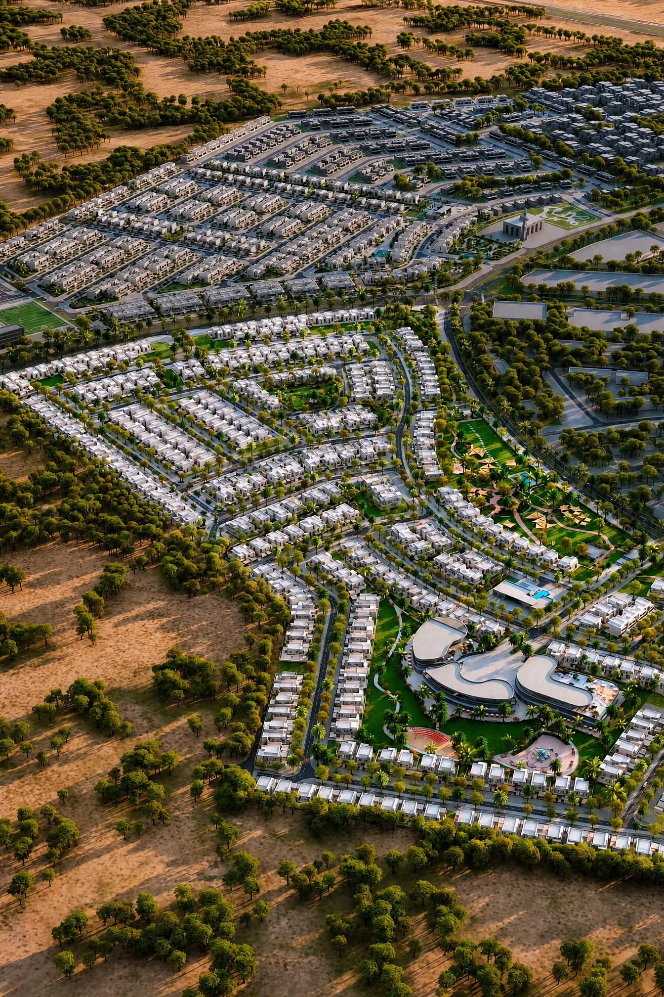 Al Ghadeer Gardens II in Alghadeer, Dubai exterior view