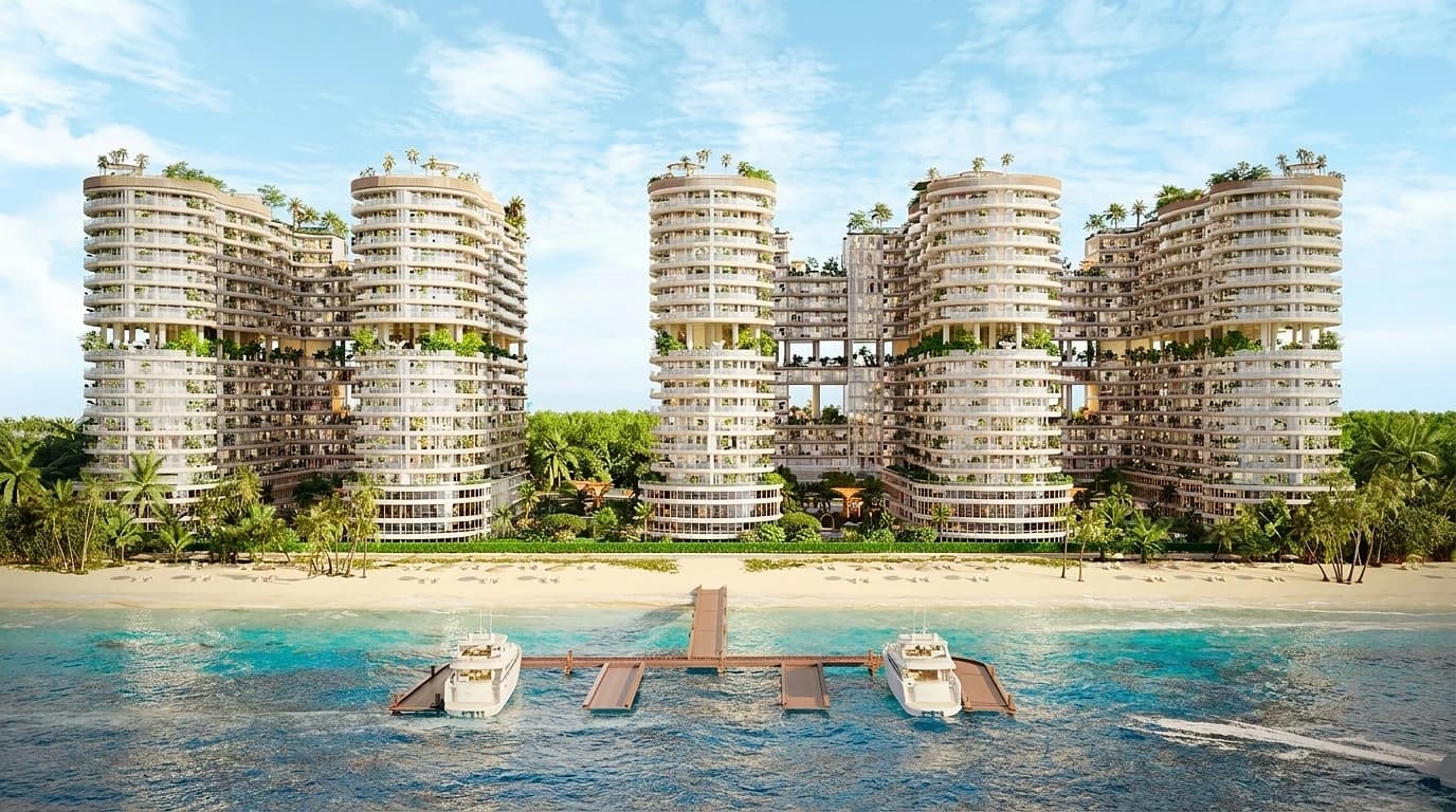 AMRA apartments in Dubai exterior view