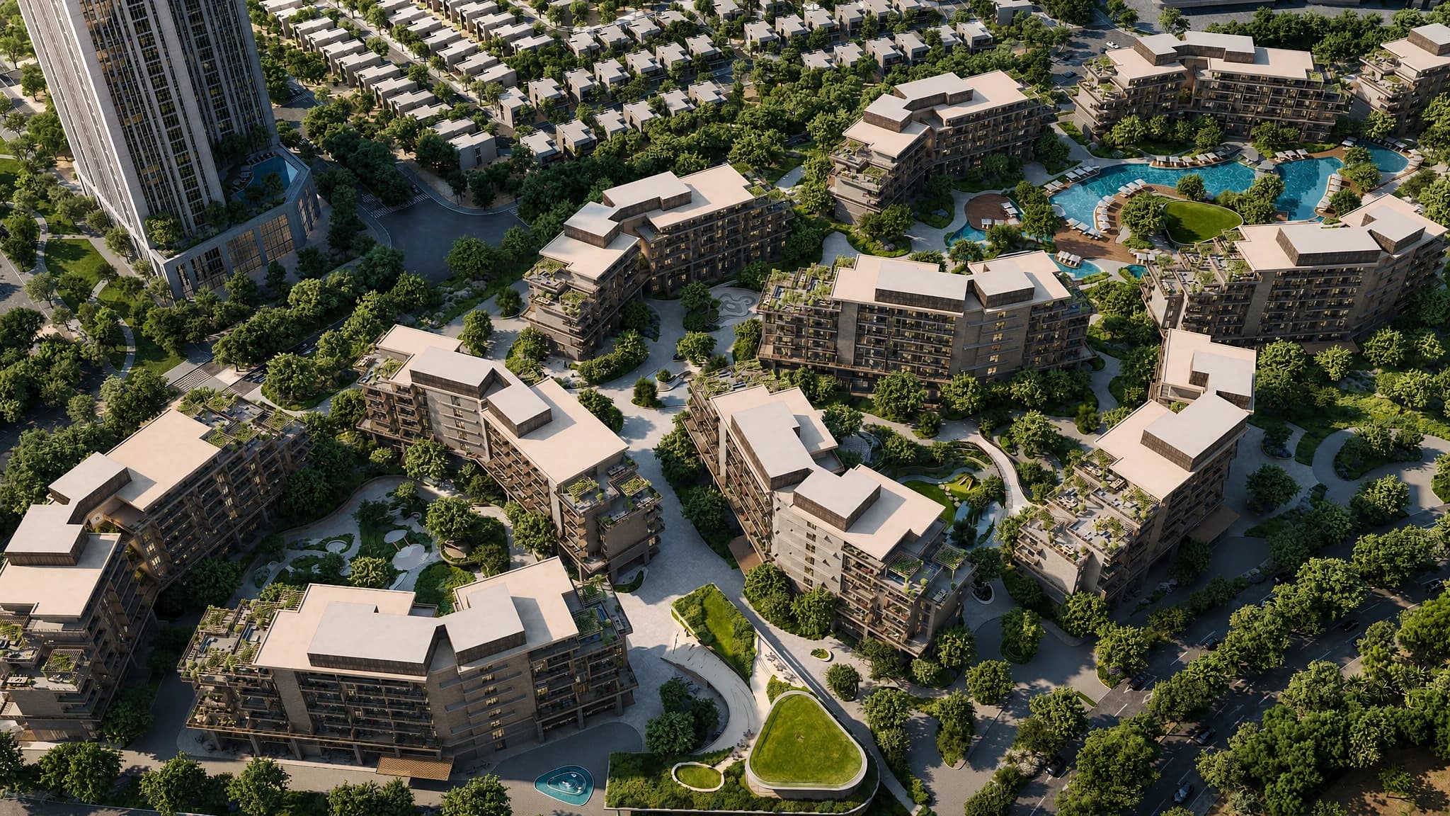 Arancia apartments in Dubai exterior view