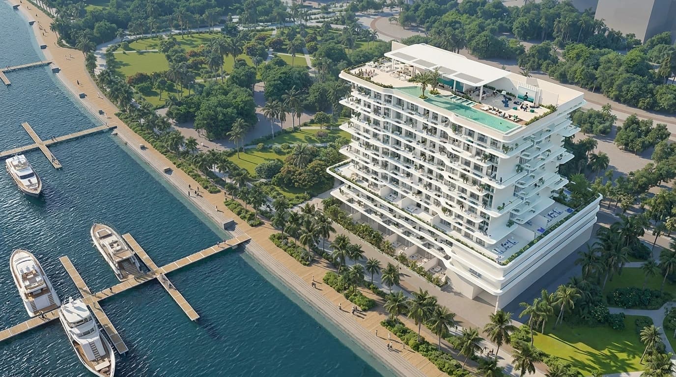 Ayamore Residence at Dubai Islands exterior view