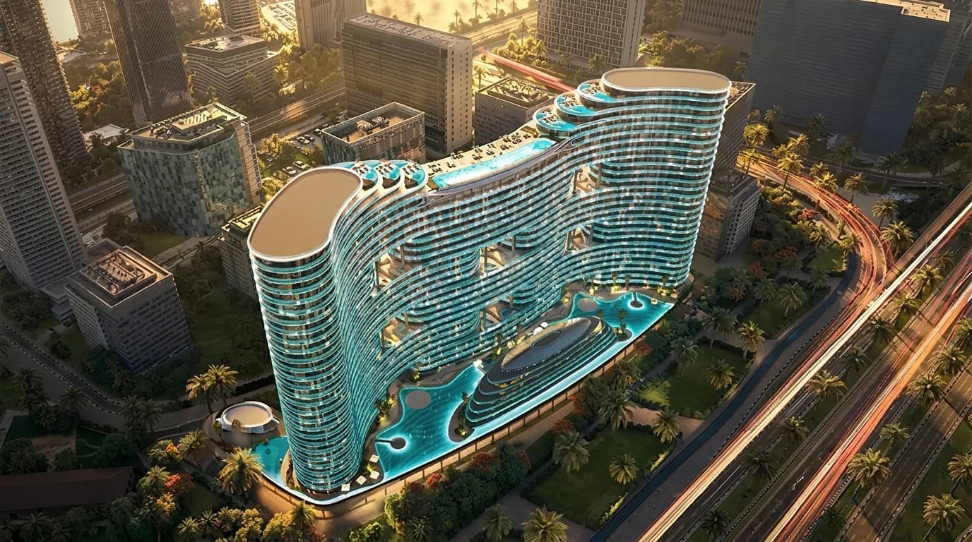 Binghatti Aquarise at Business Bay Dubai