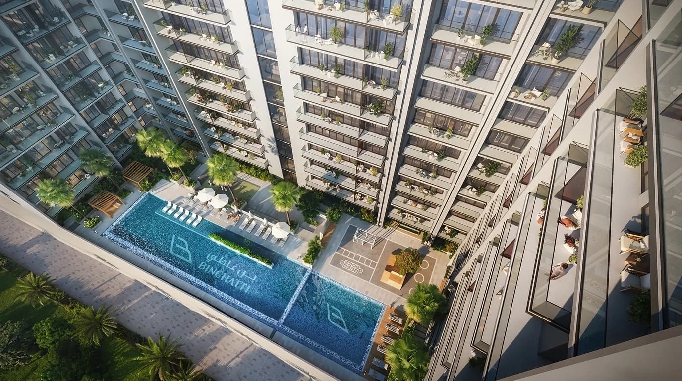 Binghatti Etherea at JVC in JVC, Dubai exterior view