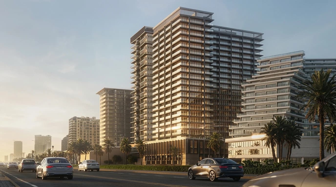 Binghatti Starlight at Al Jaddaf Dubai exterior view