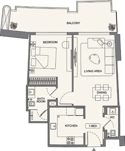1 BR