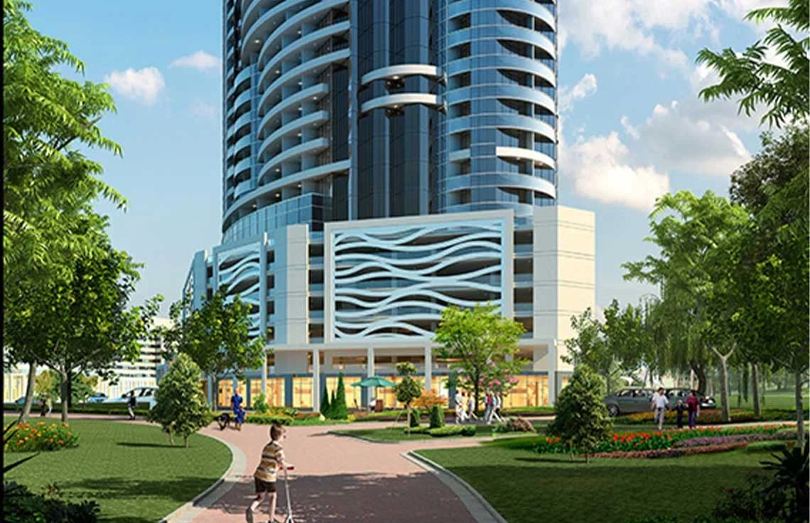 Blue Wave Tower at Dubailand