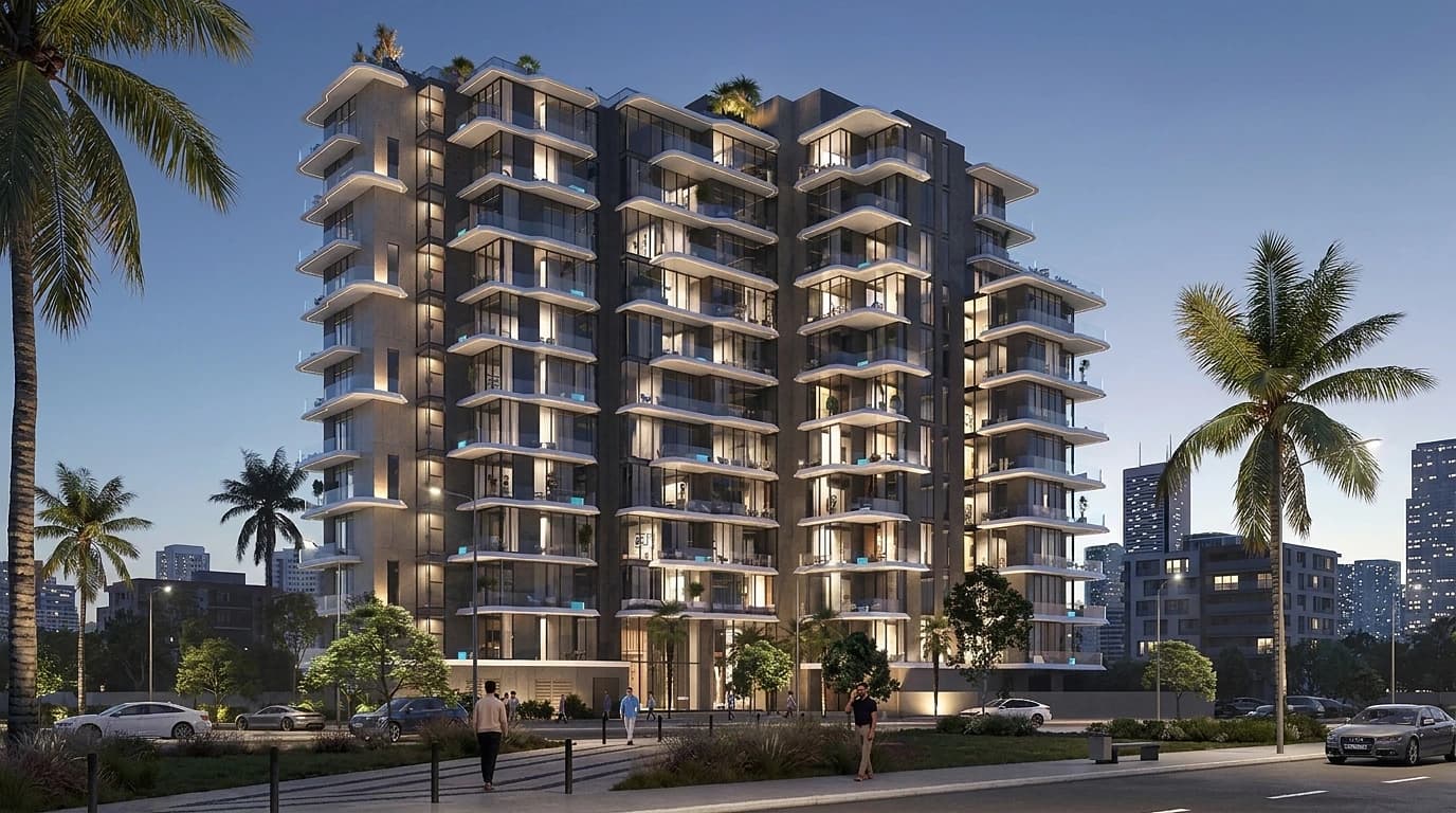 Bond Living at DLRC in Dubai Land Residence Complex exterior view