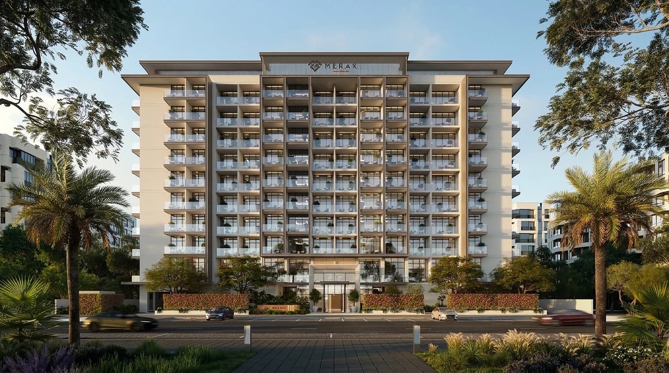 Celeste by Meraki in Dubai South exterior view