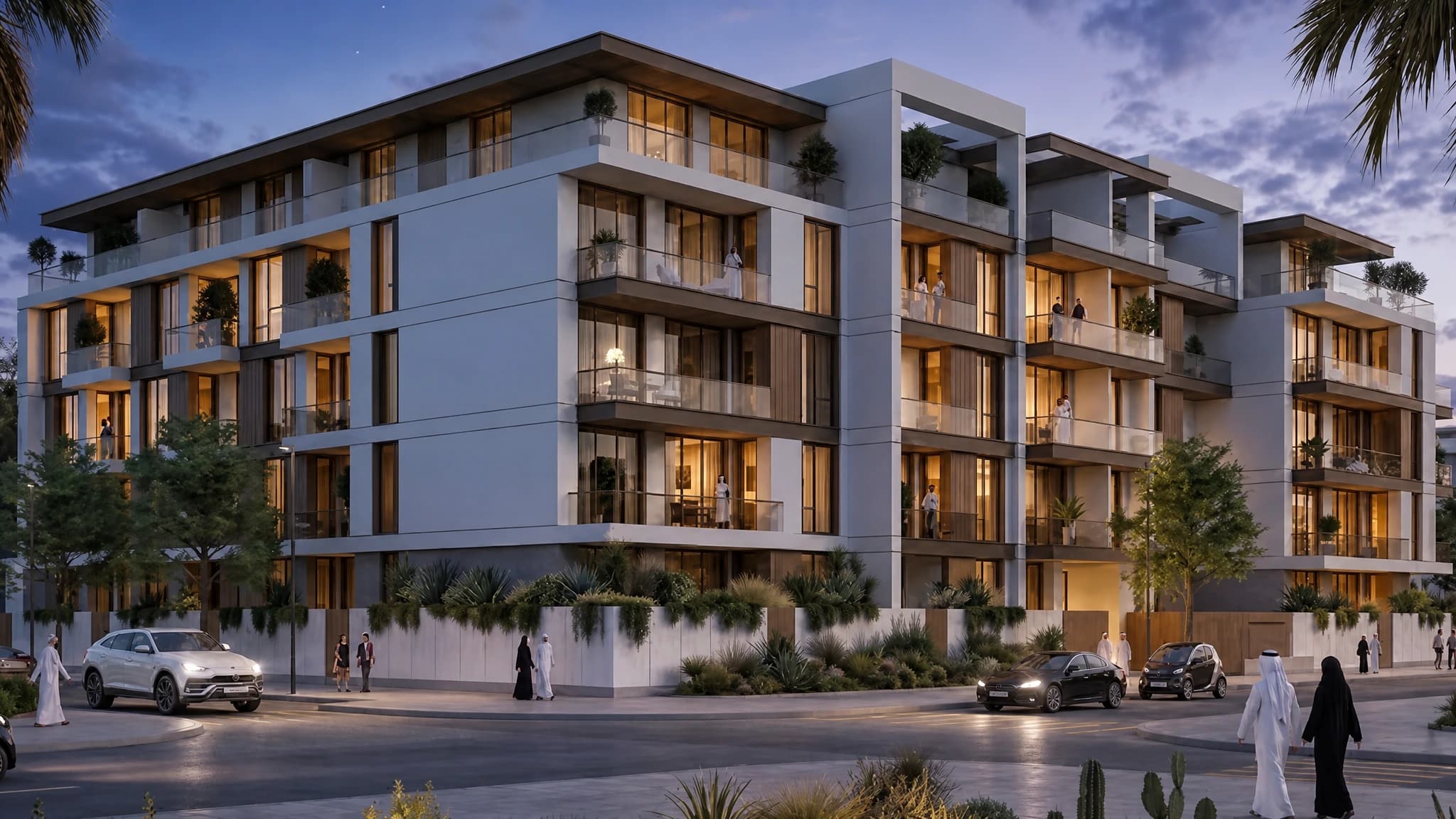 Delvara Residence in JVC, Dubai by Cavara Development exterior view