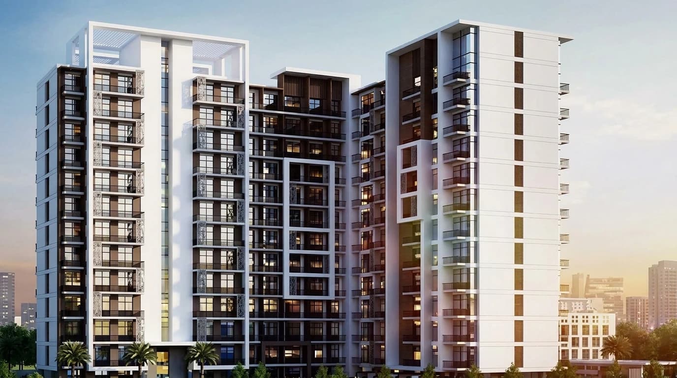 Diamondz by Danube at JLT Dubai exterior skyline view